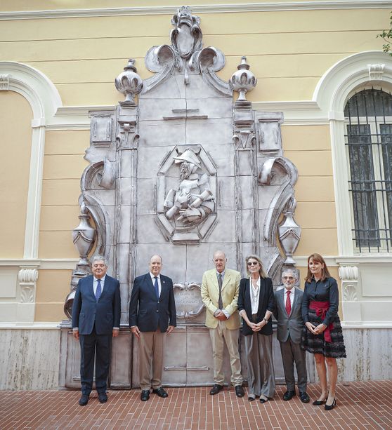 Inaugurata dai Principi di Monaco una statua dedicata ad Alberto I Inaugurata dai Principi di Monaco una statua dedicata ad Alberto I