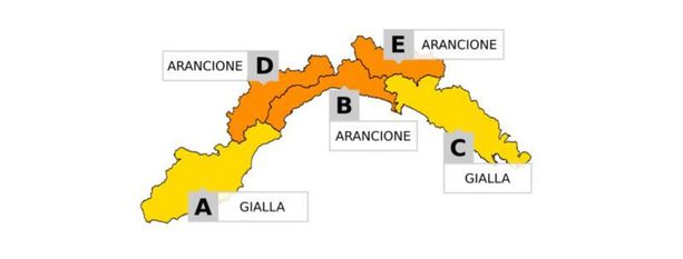 Maltempo nel savonese: allerta arancione e gialla per temporali forti, venerdì prevista mareggiata
