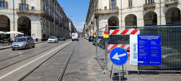 Cantiere di via Po, -30% sulla tassa rifiuti per negozi e attività commerciali Cantiere di via Po, -30% sulla tassa rifiuti per negozi e attività commerciali