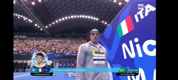 Finale dei 100 rana in Giappone: Martinenghi c'è