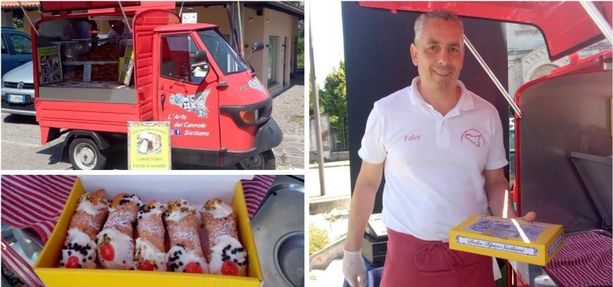Quell'Ape rossa in giro per Varese e un cannolo che rende Felice