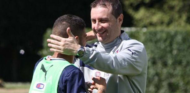 Il ritorno del &quot;ct&quot; Devis Mangia: «Oggi facciamo ciò che per la Spagna era normale 11 anni fa e i giovani bravi giocano. Spalletti maestro, Barella top player»