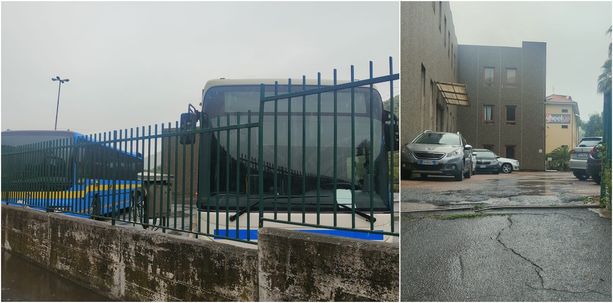 Gli autobus di Rt non sono sicuri, blitz della Finanza negli uffici di via Nazionale Gli autobus di Rt non sono sicuri, blitz della Finanza negli uffici di via Nazionale