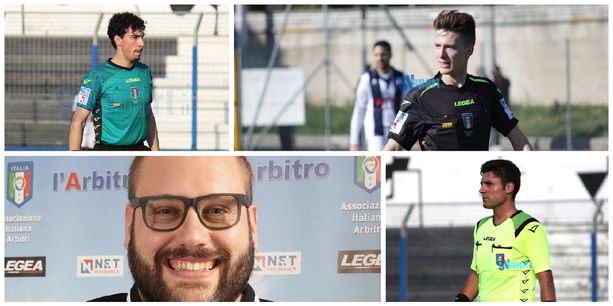 Calcio, Arbitri. Fanciullacci, Isnardi, Romeo ed Ermini promossi in Can D. Riccardo Villa diventa osservatore nella Commissione Professionisti