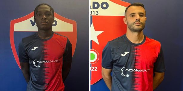 Fotonotizia. Ecco Pisanu e Ndianefo con la maglia rossoblu
