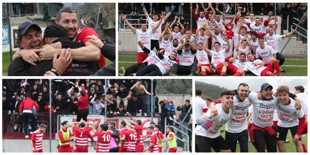 Calcio. Il Quiliano &amp; Valleggia è in promozione. Le foto e i video della festa  all Picasso