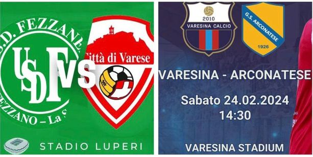 IN DIRETTA. Fezzanese-Varese per restare in alto, Varesina-Arconatese per la vetta IN DIRETTA. Fezzanese-Varese per restare in alto, Varesina-Arconatese per la vetta