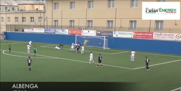 Calcio, Eccellenza. La sintesi di Genova Calcio - Albenga. Non basta il solito Sogno ai bianconeri (VIDEO)