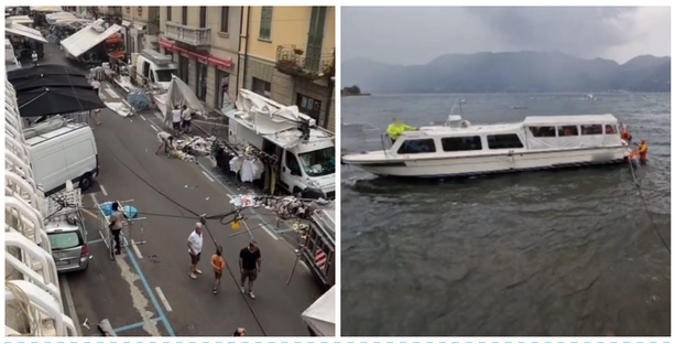 Maltempo, in Lombardia quasi 200 interventi dei vigili del fuoco. Evacuato taxi boat con 38 passeggeri sul lago Maggiore a Luino