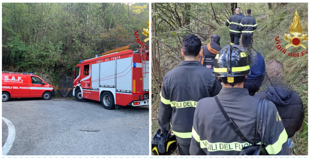 Si perdono nei boschi di Castelveccana: due ragazze individuate e salvate dai vigili del fuoco