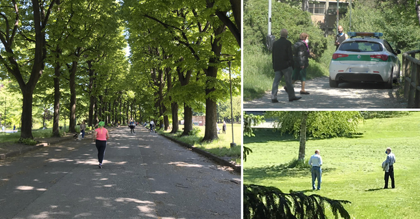 Fase 2, i torinesi si riprendono i parchi: trionfo di passeggiate nel rispetto delle regole [VIDEO e FOTO]