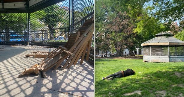 Piazza Carlo Felice, spacciatori e clochard accampati al giardino Sambuy. Tresso: "Va riqualificato" [FOTO]