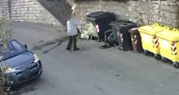 Sanremo, giro di vite sui rifiuti: multe fino a 27.000 euro, pizzicato il classico incivile con il 'lancio del sacchetto' (Foto)