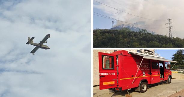 Incendio tra Borghetto e Toirano: arrivati anche i canadair (FOTO e VIDEO) Incendio tra Borghetto e Toirano: arrivati anche i canadair (FOTO e VIDEO)