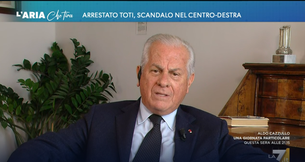 Inchiesta corruzione, Scajola a “L’Aria che tira”: "Occorre ritornare al finanziamento pubblico ai partiti"