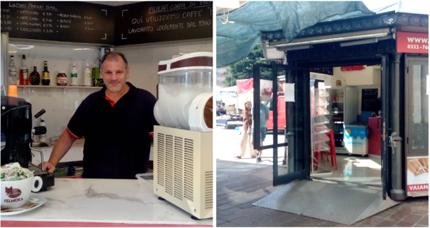 Bentornato a Massimo e al &quot;chioschetto&quot; di piazza Repubblica, piccolo scrigno di sapori varesini: «Dalla piazza alla focaccia»