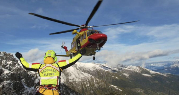 Eliambulanza precipita sul Monte Rosa, salvo l'equipaggio