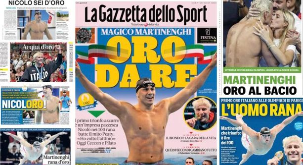 "Martinenghi oro al bacio", "L'uomo rana", "Oro da re": Nicolò, ora sei leggenda "Martinenghi oro al bacio", "L'uomo rana", "Oro da re": Nicolò, ora sei leggenda