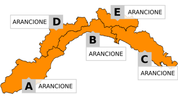 Confermate le previsioni di stamattina: allerta arancione in tutta la Liguria, scuole chiuse ovunque Confermate le previsioni di stamattina: allerta arancione in tutta la Liguria, scuole chiuse ovunque