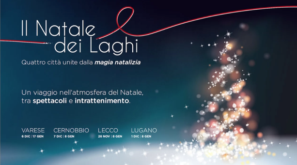 Varese, Lecco, Cernobbio e Lugano "firmano" un patto di promozione turistica. Si parte dal Natale: «Ma è solo l'inizio...»