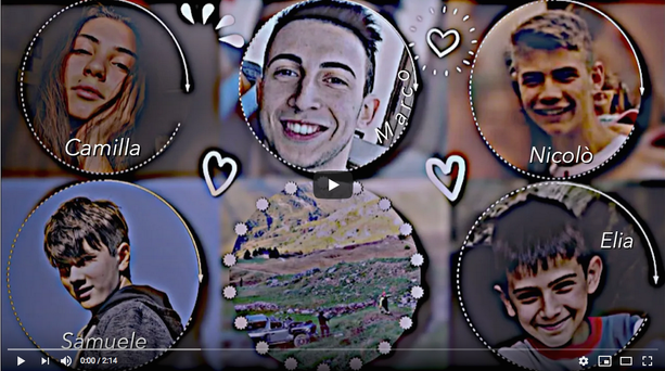 Un video su Youtube per dire addio a Camilla, Marco, Nicolò, Elia e Samuele, i cinque angeli di Castelmagno