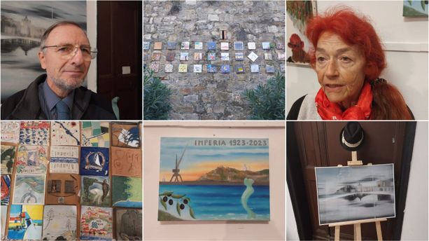 "Mattonelle per il Centenario", la mostra a Palazzo Guarneri per i cento anni di Imperia (foto e video)