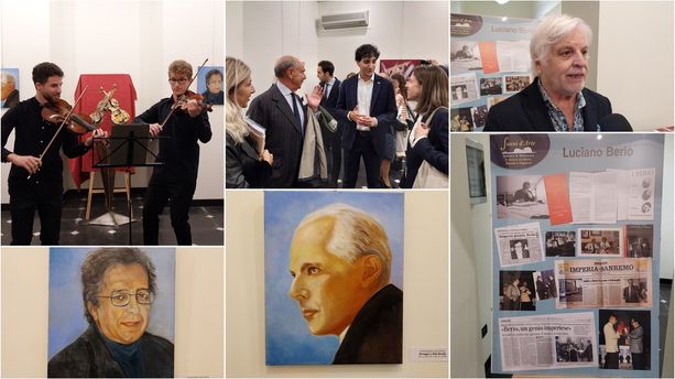 Galleria "Il Rondò", inaugurata la mostra "Suoni d'Arte" in ricordo di Luciano Berio (foto) Galleria "Il Rondò", inaugurata la mostra "Suoni d'Arte" in ricordo di Luciano Berio (foto)