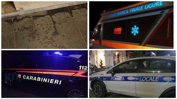 Notti movimentate per le vie di Finale: disordini, liti e un uomo preso a pietrate in volto