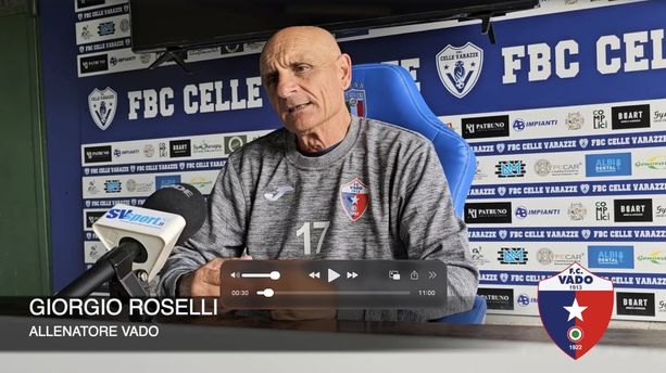 Calcio, Vado. Roselli esalta lo spirito di gruppo: "Non conta cosa chiedo io, ma quello che chiede la squadra" (VIDEO)