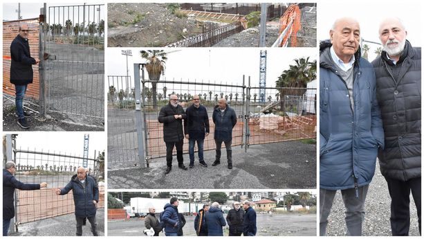 Sanremo: consegnate le chiavi del cantiere per il Palazzetto dello Sport, ora riprendono i lavori (Foto e Video) Sanremo: consegnate le chiavi del cantiere per il Palazzetto dello Sport, ora riprendono i lavori (Foto e Video)