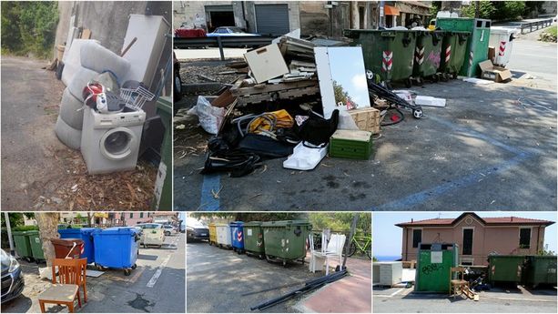 Discariche abusive in città e nelle frazioni, ruspe in azione a Ventimiglia (Foto e video)