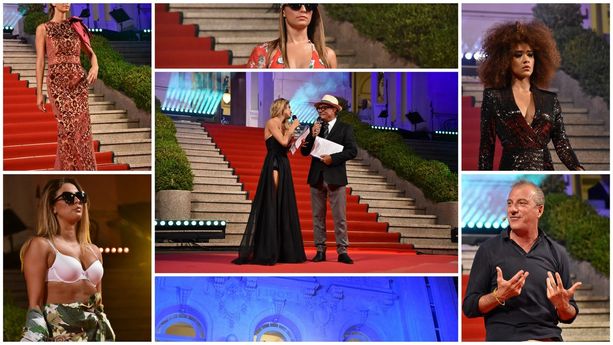 Sanremo: il glamour, la moda e la comicità protagonisti sulla scalinata del Casinò (Foto e Video)