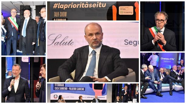 Il Ministro Schillaci a 'Casa Sanremo' per parlare di prevenzione "Puntiamo molto sullo screening" (Foto e Video)