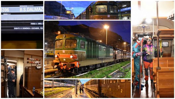 Ventimiglia: partito questa mattina il treno storico 'Centoporte' per il gemellaggio tra Breil sur Roya e Borgo San Dalmazzo (Foto e Video)