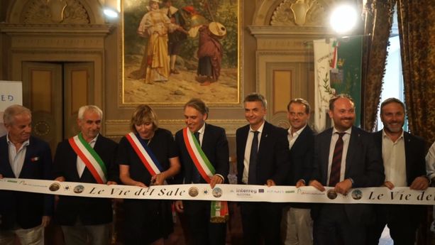 Pieve di Teco, inaugurazione 'simbolica' delle vie del Sale. Alessandri: &quot;Alta valenza storica, culturale e anche per la salute&quot; (foto e video)