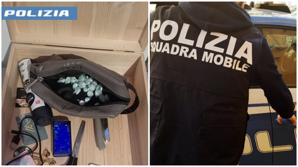 Savona, 19enne trovato con 24 dosi di cocaina: denunciato dalla Squadra Mobile