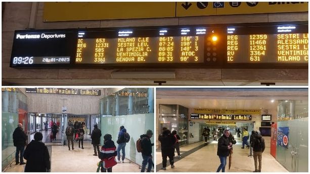 Caos treni, inconveniente tecnico alla linea elettrica tra Finale e Savona: circolazione sospesa, attivati bus sostitutivi (FOTO) Caos treni, inconveniente tecnico alla linea elettrica tra Finale e Savona: circolazione sospesa, attivati bus sostitutivi (FOTO)