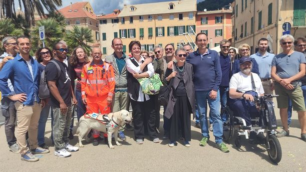 In carrozzina o bendati per comprendere la disabilità: i candidati finalesi alla prova della &quot;Passeggiata a ostacoli&quot;