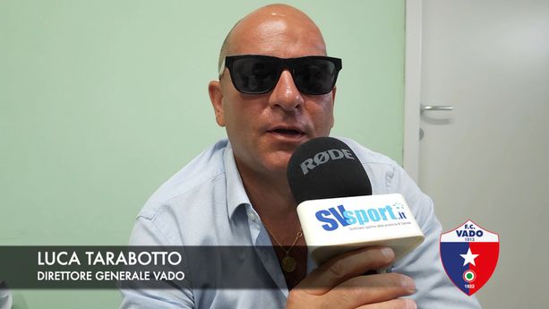 Calcio. Primo giorno di scuola per il nuovo Vado. Luca Tarabotto: &quot;Scelti uomini e atleti per essere ambiziosi. Mister De Lucia? Mi piace essere criticabile...&quot; (VIDEO)