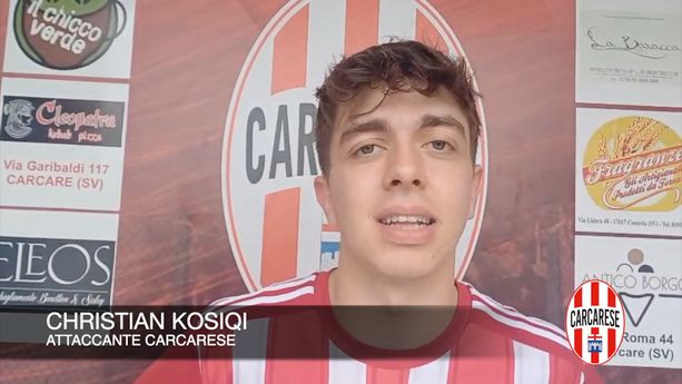 Calcio, Carcarese. Kosiqi entra e piega la Sestrese: "Un grande Giribaldi, ora compiamo l'ultimo passo verso l'Eccellenza" (VIDEO)