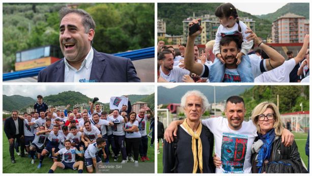 Calcio, Celle Varazze. La partita e la festa, tutte le emozioni della promozione in Serie D (FOTOGALLERY)