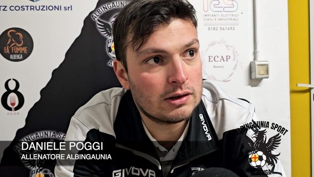 Calcio, Albingaunia. Poggi rilancia dopo l'eliminazione in Coppa: "La strada è quella giusta. Qualcuno si deve ricredere e portarci rispetto" (VIDEO)