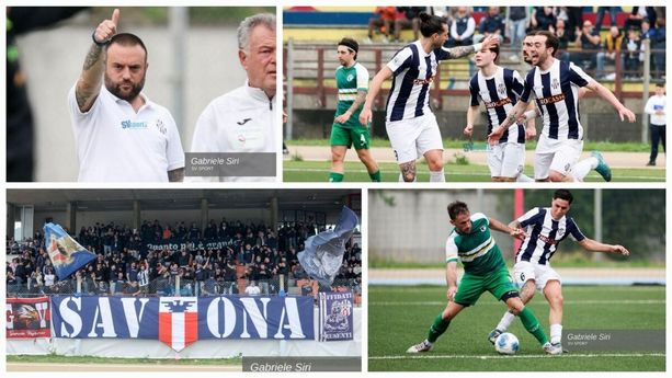 Calcio. Gli scatti della giornata biancoblu, il Savona torna a credere nell'Eccellenza dopo il 3-2 alla Prase (FOTOGALLERY)