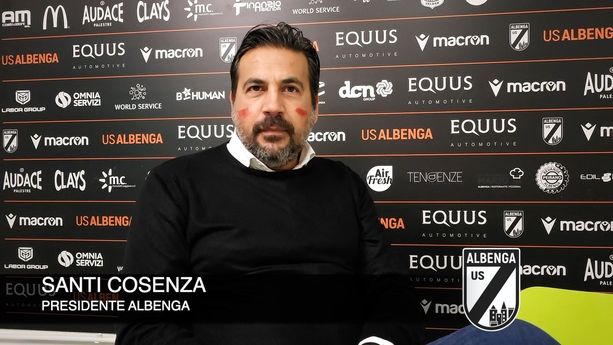 Calcio, Albenga. Il presidente Cosenza sbotta dopo il gol annullato a Venneri: "Iniziamo a dare fastidio a qualciuno?" (VIDEO)