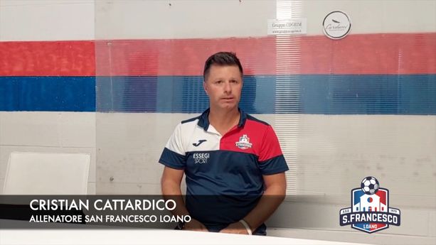 Calcio, San Francesco Loano. Cattardico non soffre l'alta classifica: "Consapevoli, ma anche a Legino serviranno umiltà e sacrificio" Calcio, San Francesco Loano. Cattardico non soffre l'alta classifica: "Consapevoli, ma anche a Legino serviranno umiltà e sacrificio"