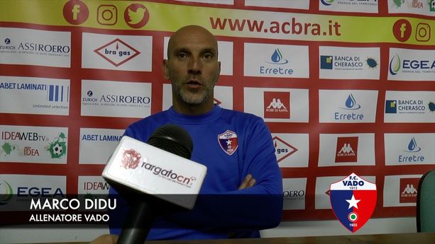 Calcio, Vado. 0-0 a Bra per mister Didu: "Meglio nel primo tempo, dobbiamo dare pressione per stare più alti" (VIDEO) Calcio, Vado. 0-0 a Bra per mister Didu: "Meglio nel primo tempo, dobbiamo dare pressione per stare più alti" (VIDEO)