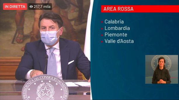 E' ufficiale: il Piemonte è in zona rossa, misure in vigore da venerdì. Servirà l'autocertificazione per uscire di casa E' ufficiale: il Piemonte è in zona rossa, misure in vigore da venerdì. Servirà l'autocertificazione per uscire di casa