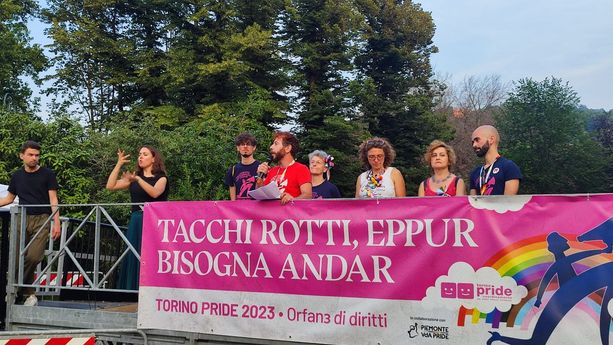 Torino Pride, il discorso &quot;resistente&quot; di Marco Giusta dal palco: &quot;Allerta come sentinelle partigiane&quot;