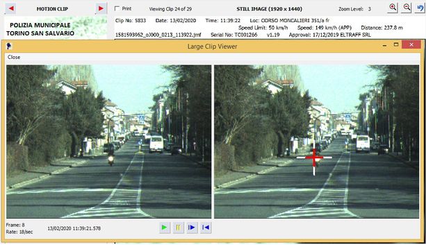In sella alla moto a 150 Km/h in piazza Zara: multa da 847 euro per un ragazzo