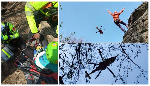 Si ferisce mentre arrampica su roccia, a Lungaserra di Barge: interviene l'elisoccorso (FOTO e VIDEO) Si ferisce mentre arrampica su roccia, a Lungaserra di Barge: interviene l'elisoccorso (FOTO e VIDEO)
